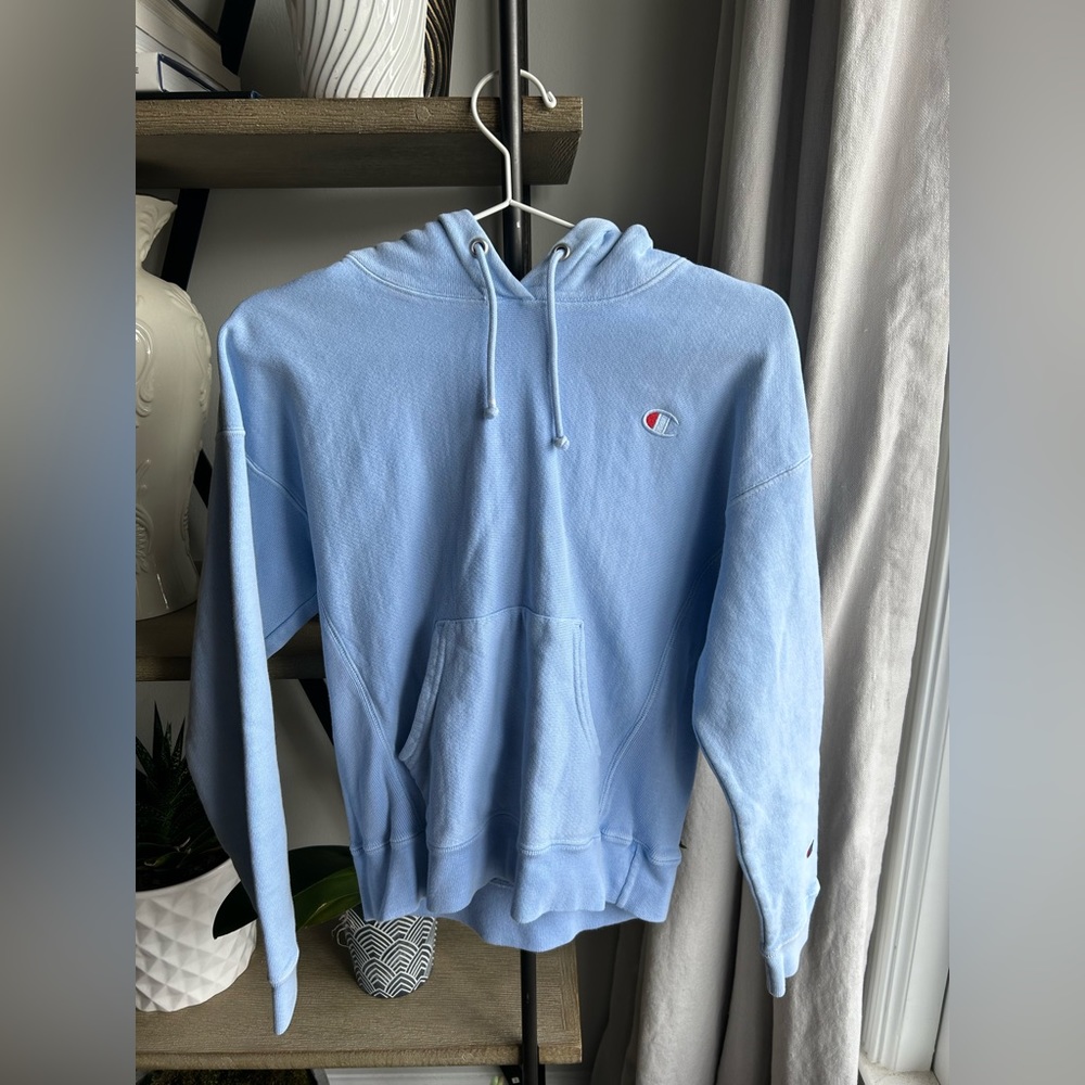 Light Blue Champion Hoodie